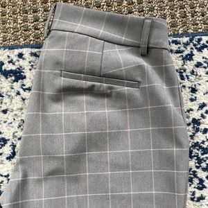 Express gray/ pale pink dress pants